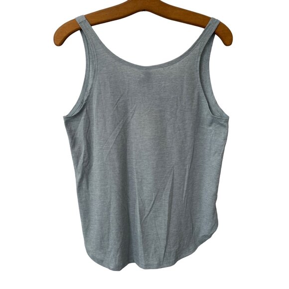 Good Land Supply Co Support Your Local Bartender Tank Top Women Medium Blue NEW - Picture 2 of 7